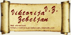 Viktorija Žebeljan vizit kartica